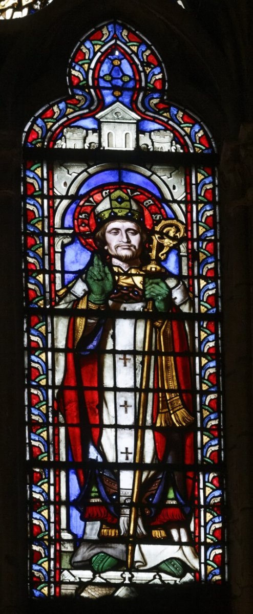Saint Hugues de Roen à Notre-Dame de Paris. © Yannick Boschat.