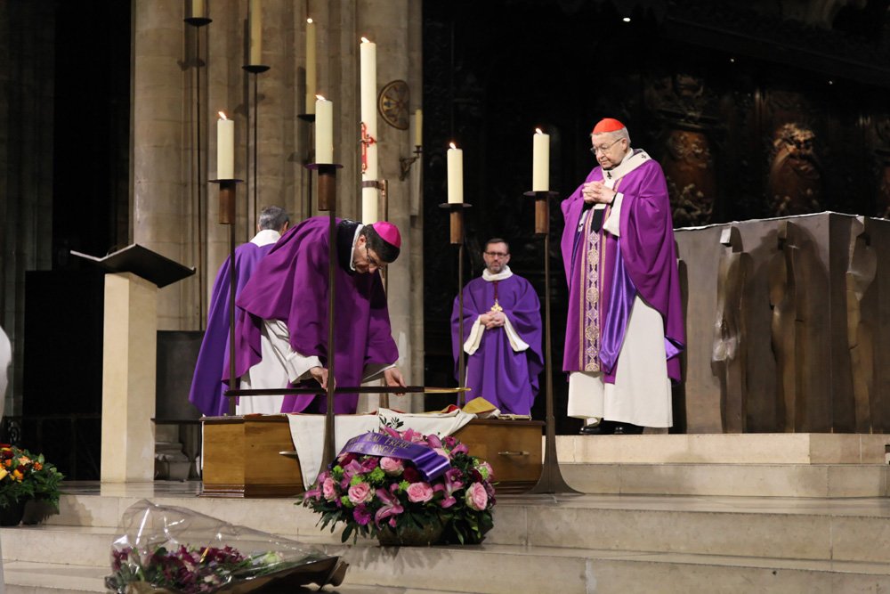 Obsèques de Mgr Michel Pollien. © Yannick Boschat / Diocèse de Paris.