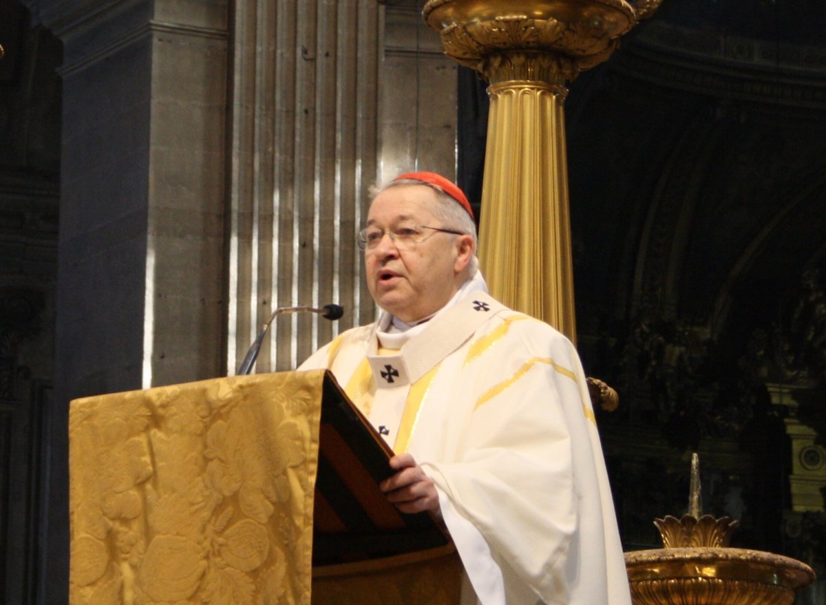 Dans son homélie, l'archevêque de Paris a invité les fidèles à être « (…). © Olivier Bouet.