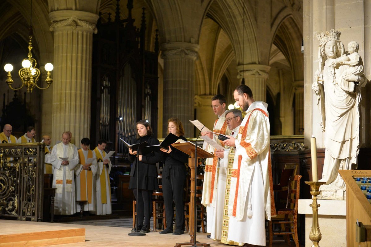 Messe de la fête du Chapitre et du Séminaire. © Marie-Christine Bertin / Diocèse de Paris.