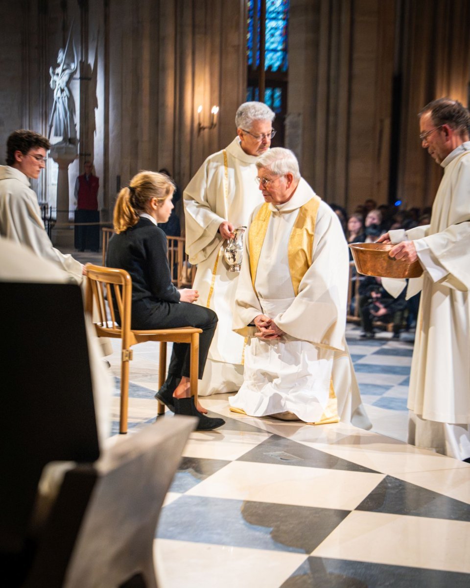 Jeudi saint 2026 à Notre-Dame de Paris (4e). © Liam Hoarau / Diocèse de Paris.