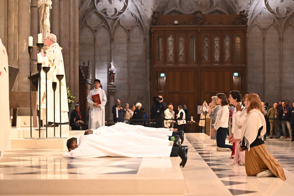 Ordinations des diacres permanents 2025. © Marie-Christine Bertin / Diocese de Paris.