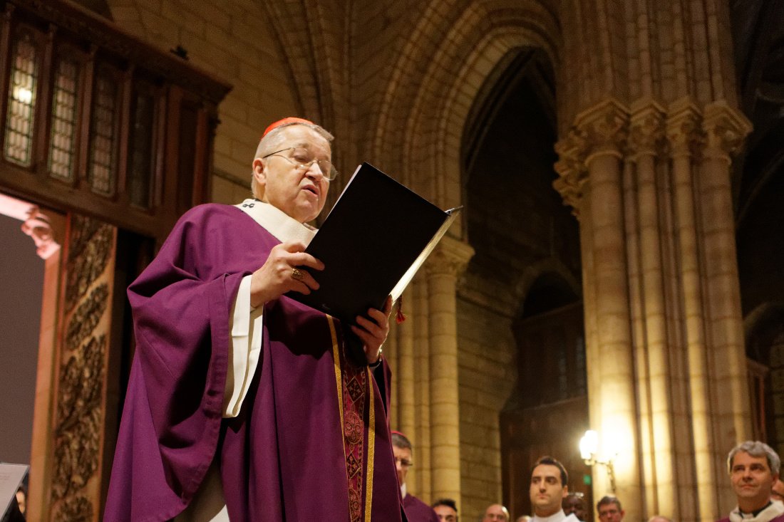 Message du cardinal Vingt-Trois à l'occasion de l'Année de la (…). © Yannick Boschat / Diocèse de Paris.