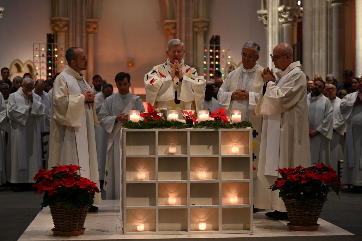 Messe à Saint-Ignace. © Marie-Christine Bertin / Diocèse de Paris.