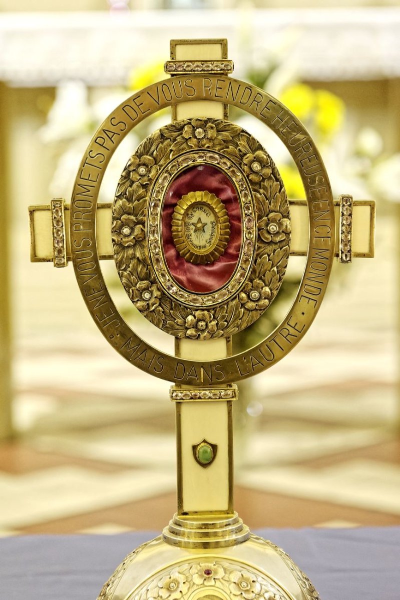 Accueil des reliques de sainte Bernadette à Saint-Antoine de Padoue. © Trung Hieu Do.