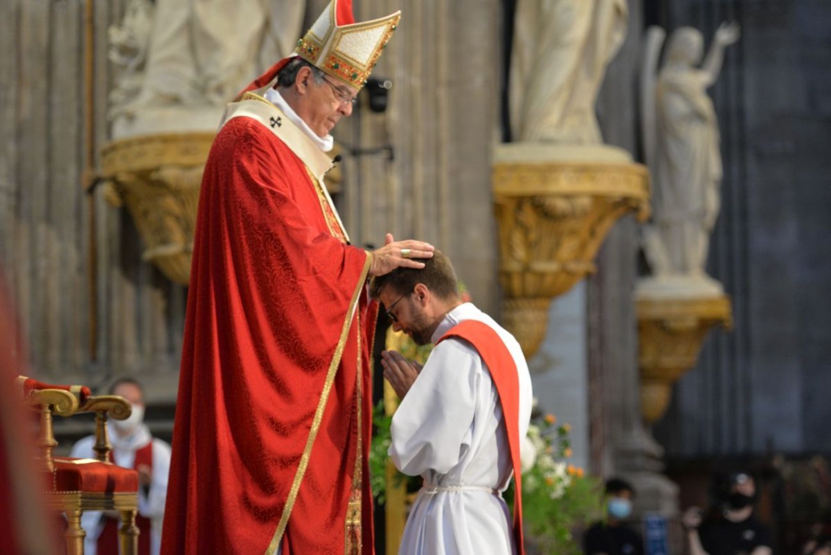 Ordinations sacerdotales 2021 à Saint-Sulpice. © Marie-Christine Bertin / Diocèse de Paris.