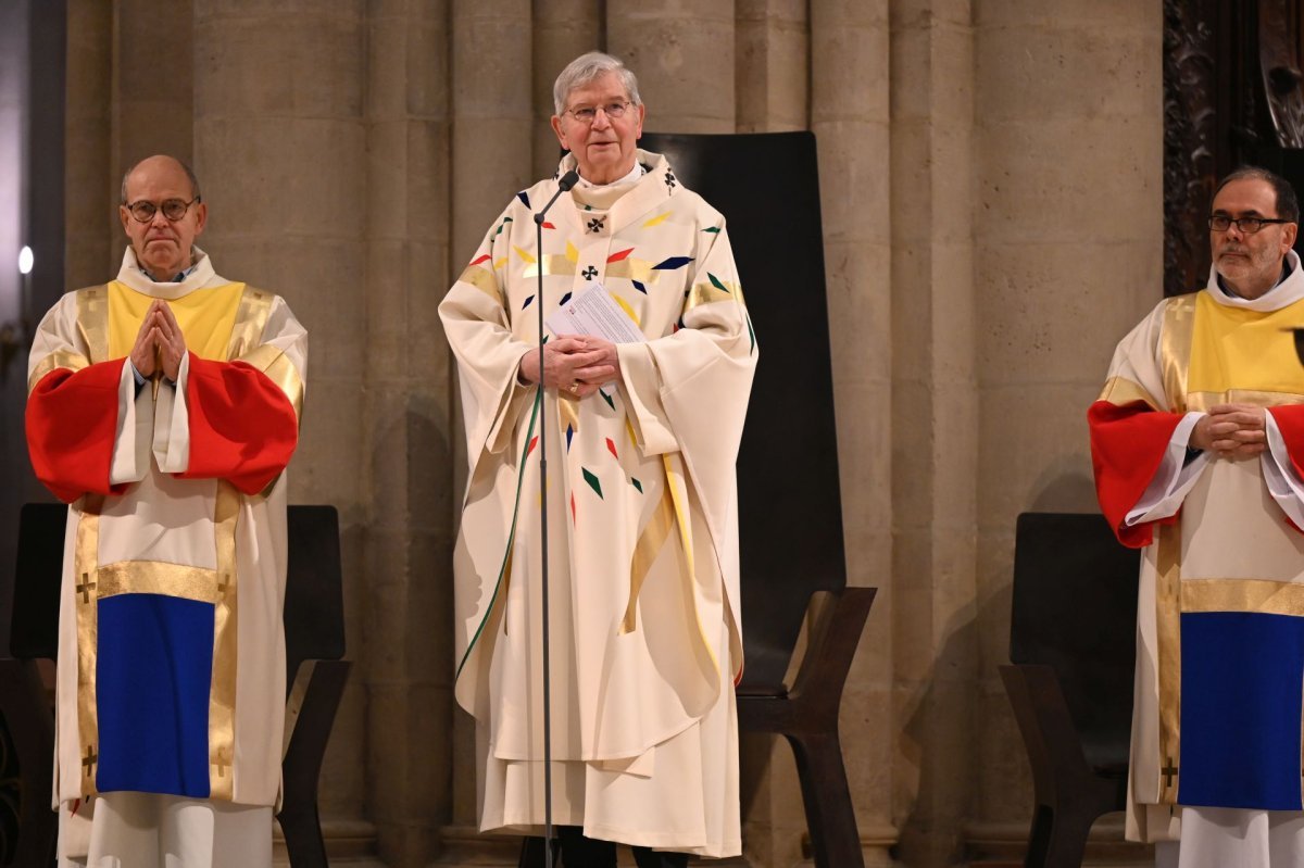Messe en présence d'associations caritatives et ceux qu'elles (…). © Marie-Christine Bertin / Diocèse de Paris.