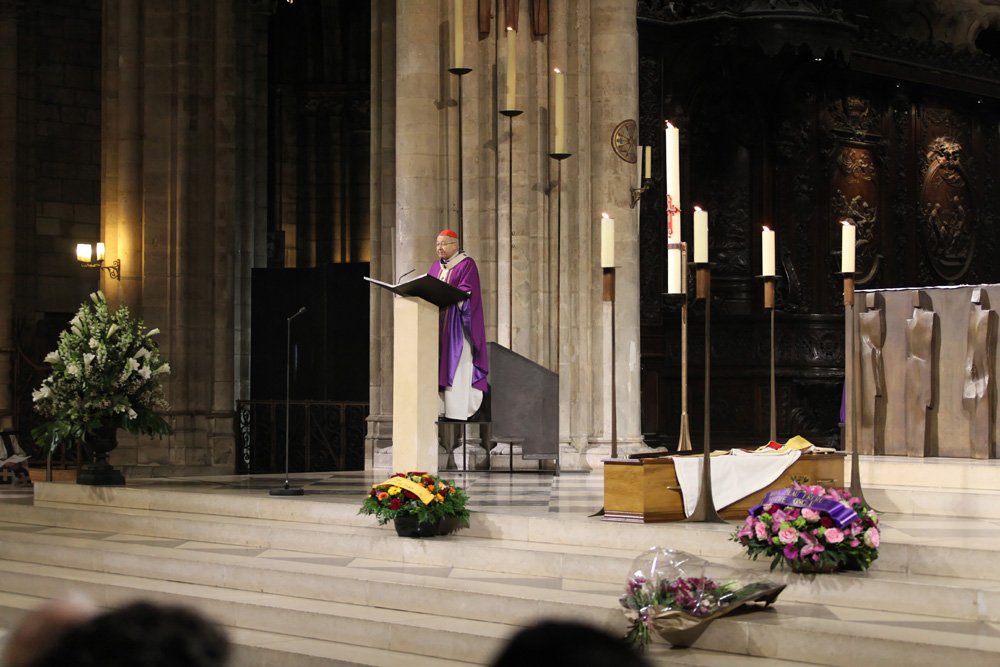 Obsèques de Mgr Michel Pollien. © Yannick Boschat / Diocèse de Paris.