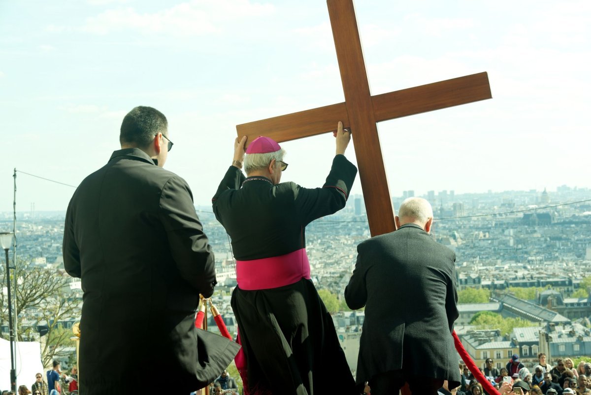 Chemin de croix de Montmartre 2025. © Trung Hieu Do / Diocèse de Paris.