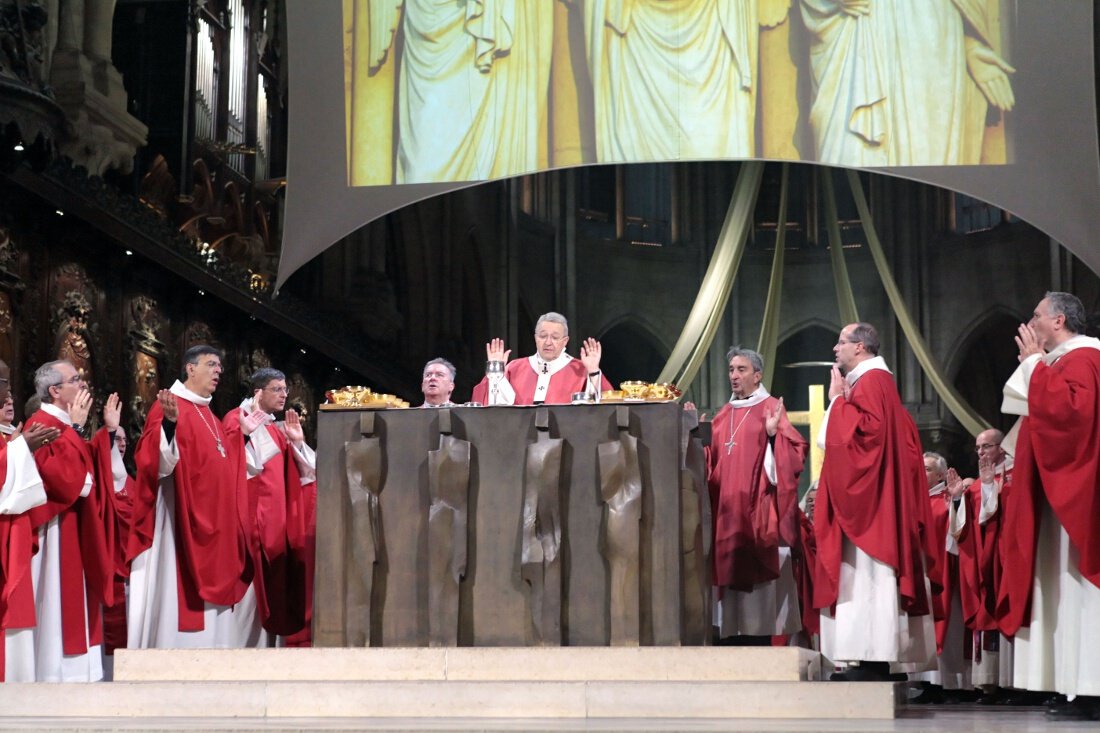 Liturgie eucharistique. © Yannick Boschat / Diocèse de Paris.