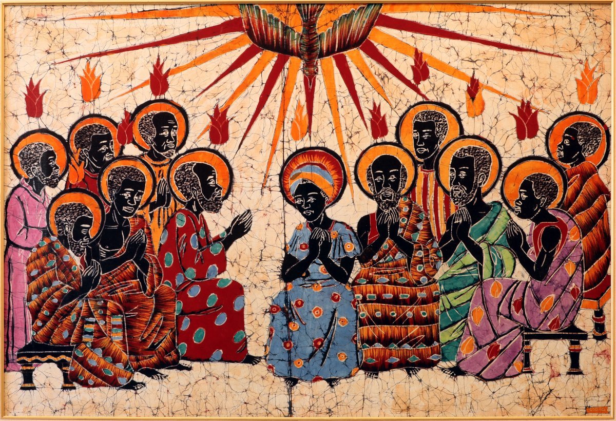 Pentecôte, XXe siècle, en provenance d'Abidjan (collections diocésaines). © CDAS.
