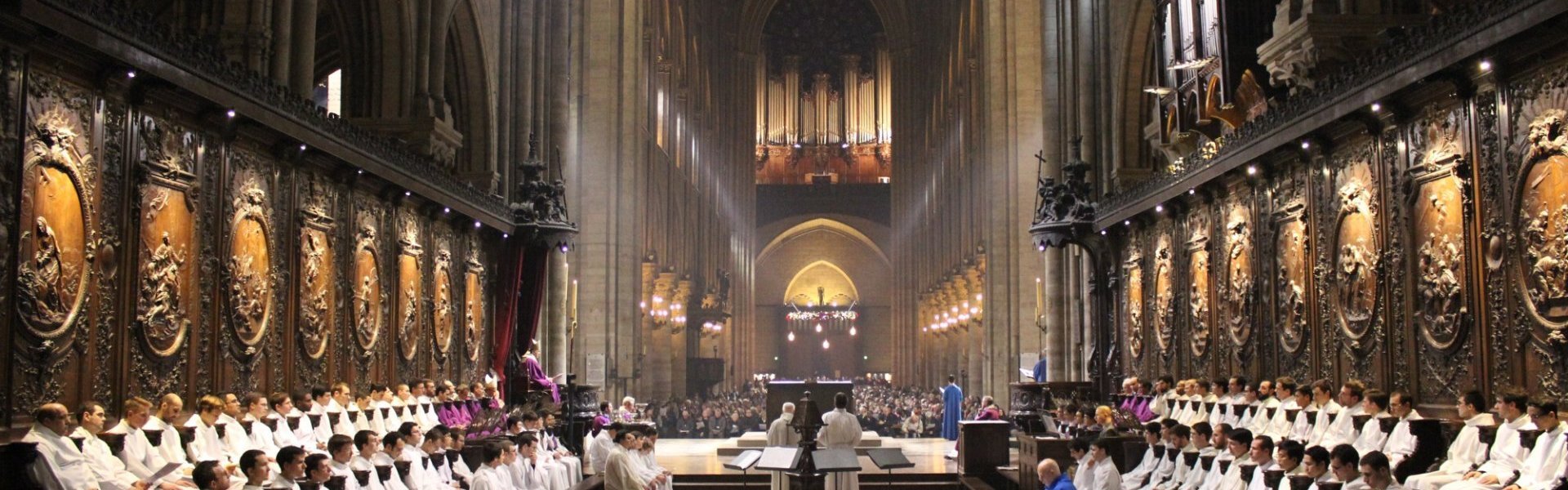 Mission à Notre-Dame de Paris en 2018. (c) D. R..