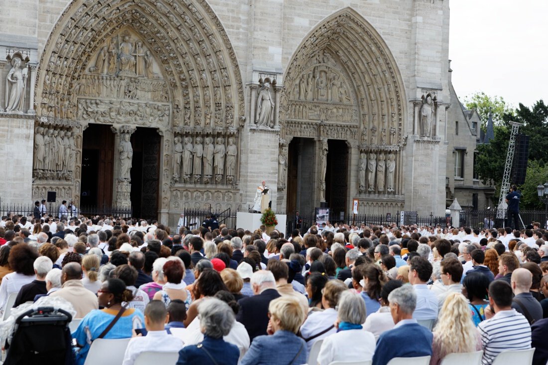 Homélie du cardinal André Vingt-Trois. © Yannick Boschat / Diocèse de Paris.