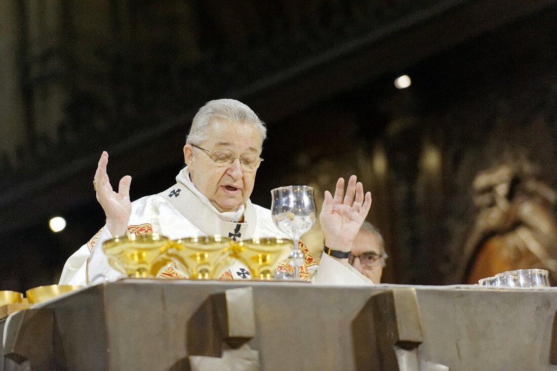 Liturgie eucharistique. © Trung Hieu Do / Diocèse de Paris.