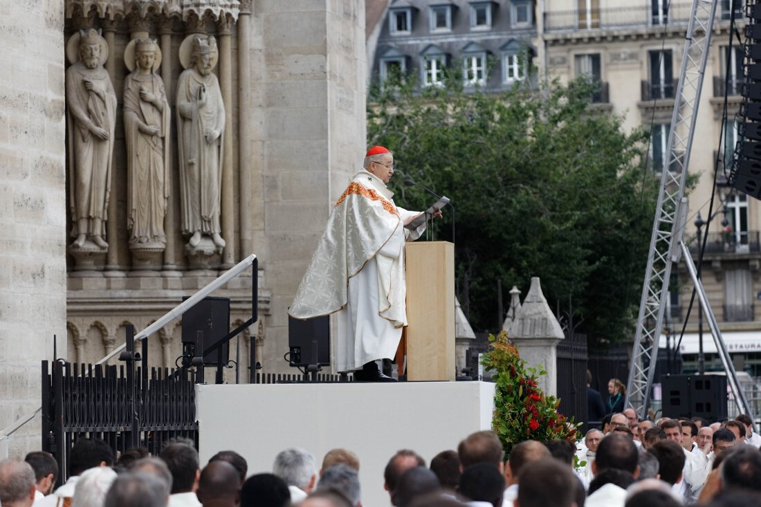 Homélie du cardinal André Vingt-Trois. © Yannick Boschat / Diocèse de Paris.