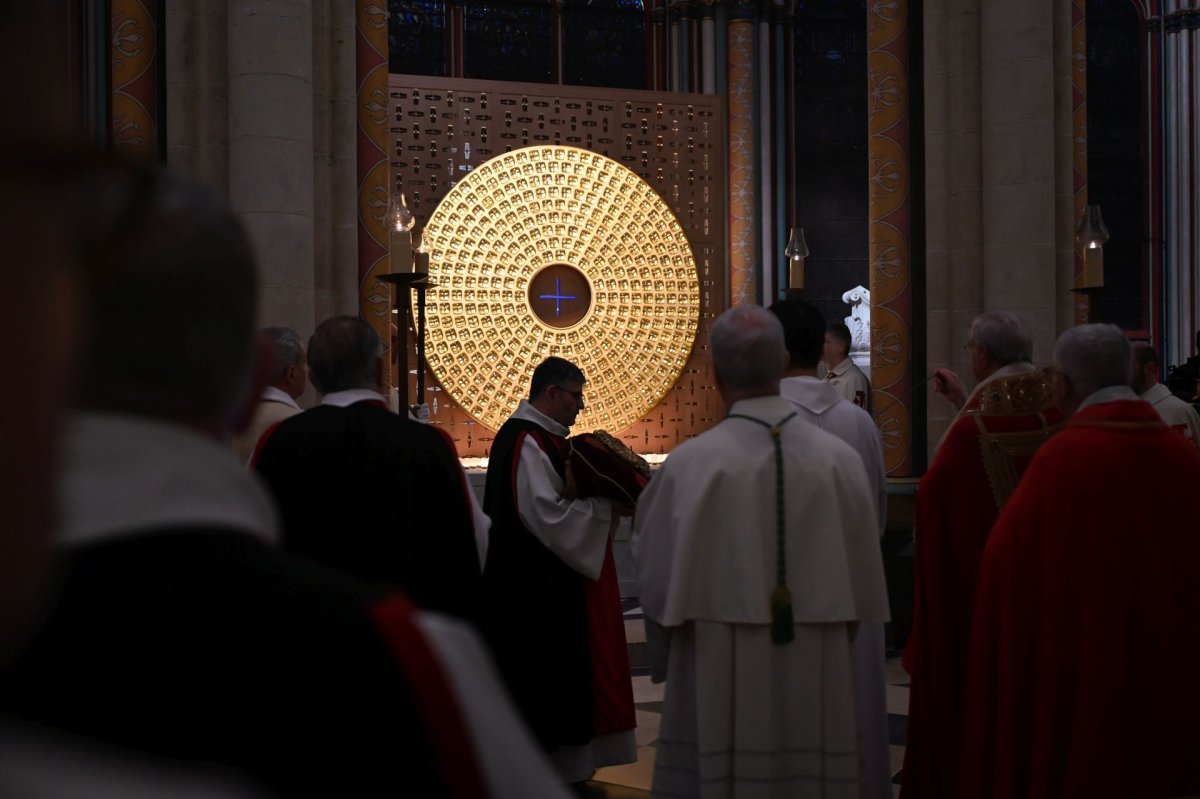 Retour de la Couronne d'épines à Notre-Dame de Paris. © Marie-Christine Bertin / Diocèse de Paris.