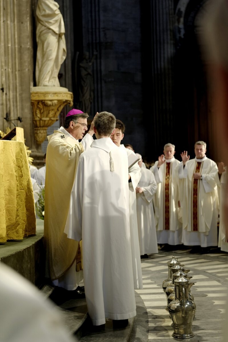 Messe chrismale à Saint-Sulpice. (c) Trung Hieu Do / Diocèse de Paris.