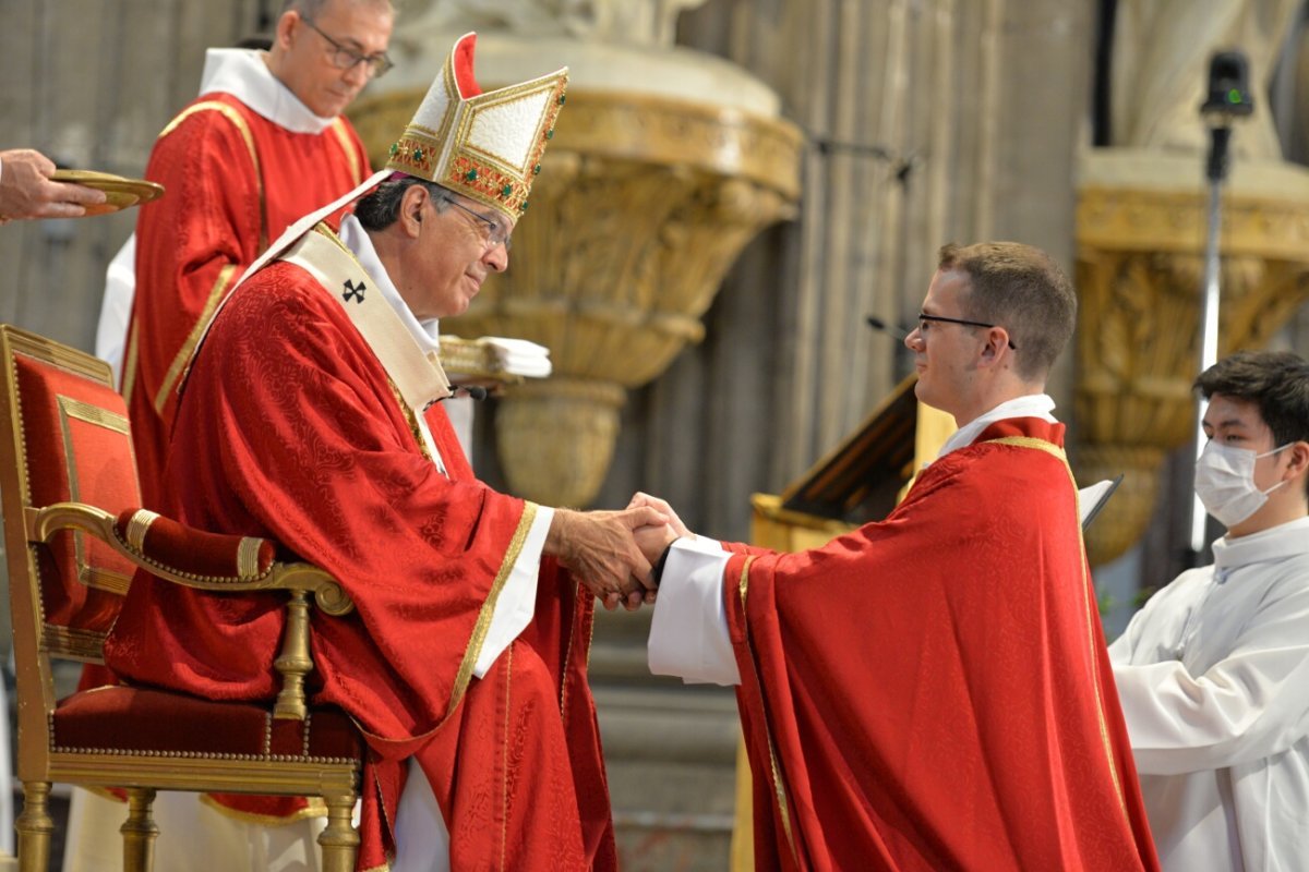 Ordinations sacerdotales 2020. © Marie-Christine Bertin / Diocèse de Paris.