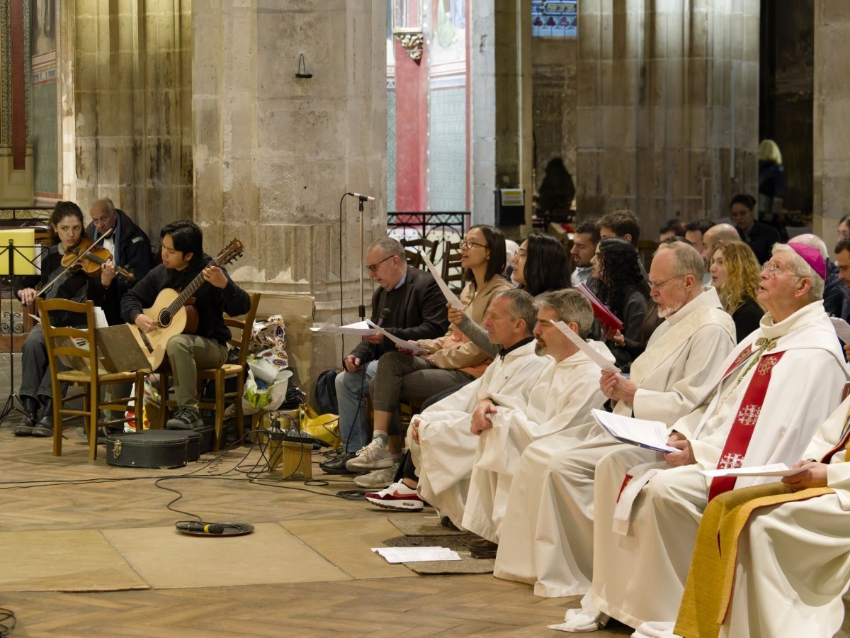 Catéchèses sur les sacrements de Pâques 2026. © Yannick Boschat / Diocèse de Paris.