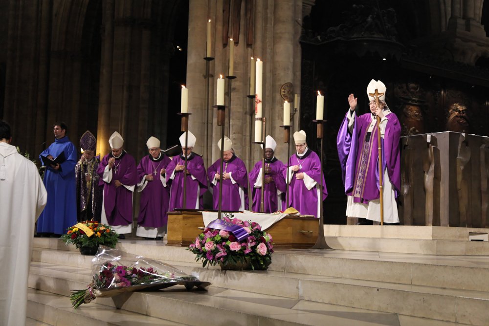 Obsèques de Mgr Michel Pollien. © Yannick Boschat / Diocèse de Paris.