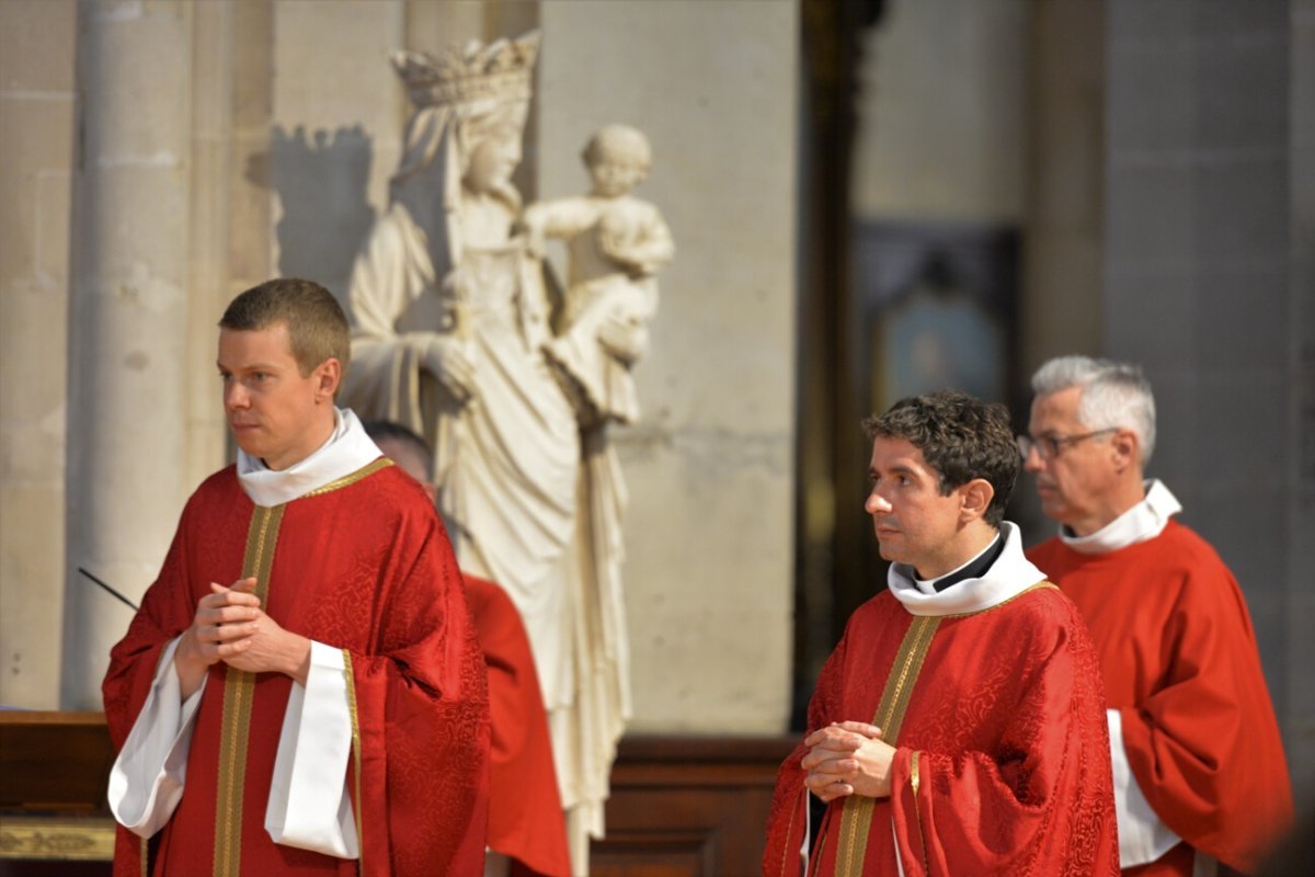Messe des nouveaux prêtres à Saint-Germain l'Auxerrois. © Marie-Christine Bertin / Diocèse de Paris.