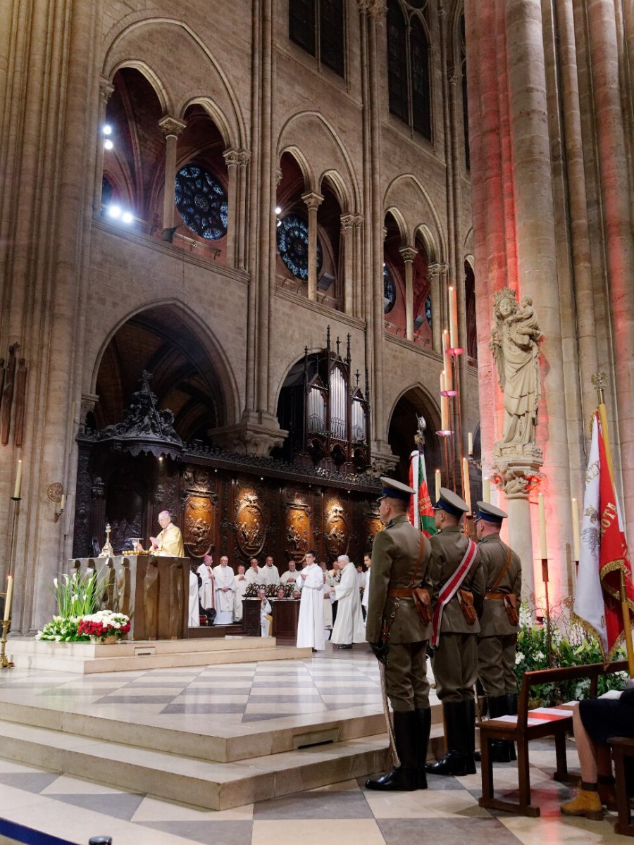 Messe pour le 100e anniversaire de l'indépendance de la Pologne. © Yannick Boschat / Diocèse de Paris.