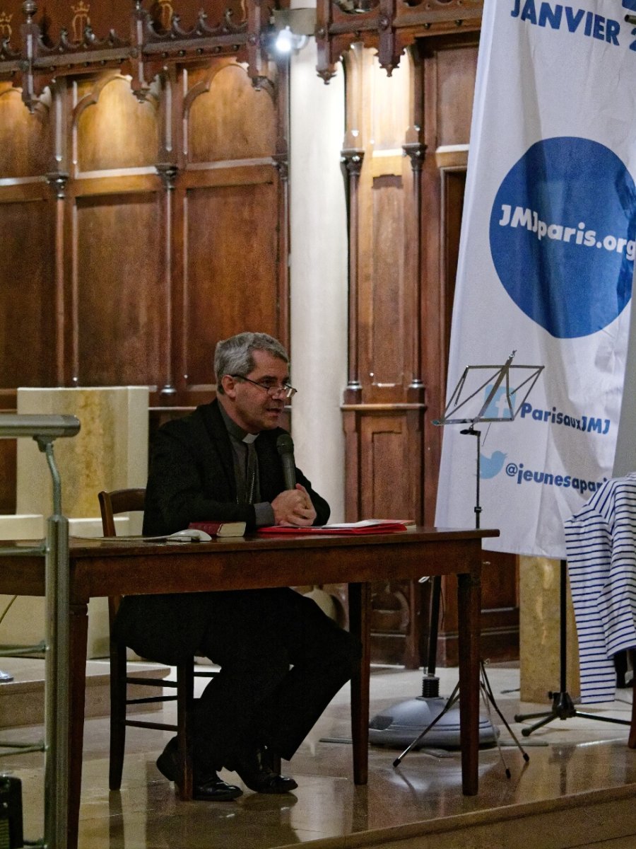 Mgr Denis Jachiet, évêque auxiliaire. © Yannick Boschat / Diocèse de Paris.