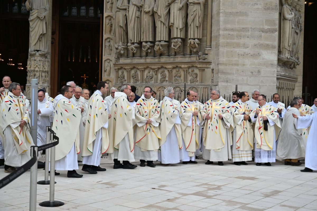 Messe en présence des prêtres et diacres de Paris. © Marie-Christine Bertin / Diocèse de Paris.