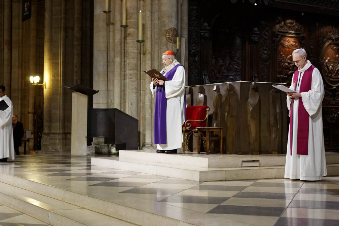 La célébration était présidée par le cardinal André Vingt-Trois. © Yannick Boschat / Diocèse de Paris.