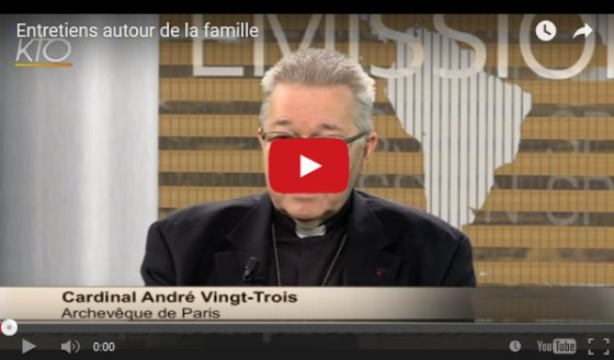 Rencontre exceptionnelle avec le cardinal André Vingt-Trois autour du Synode sur la famille
