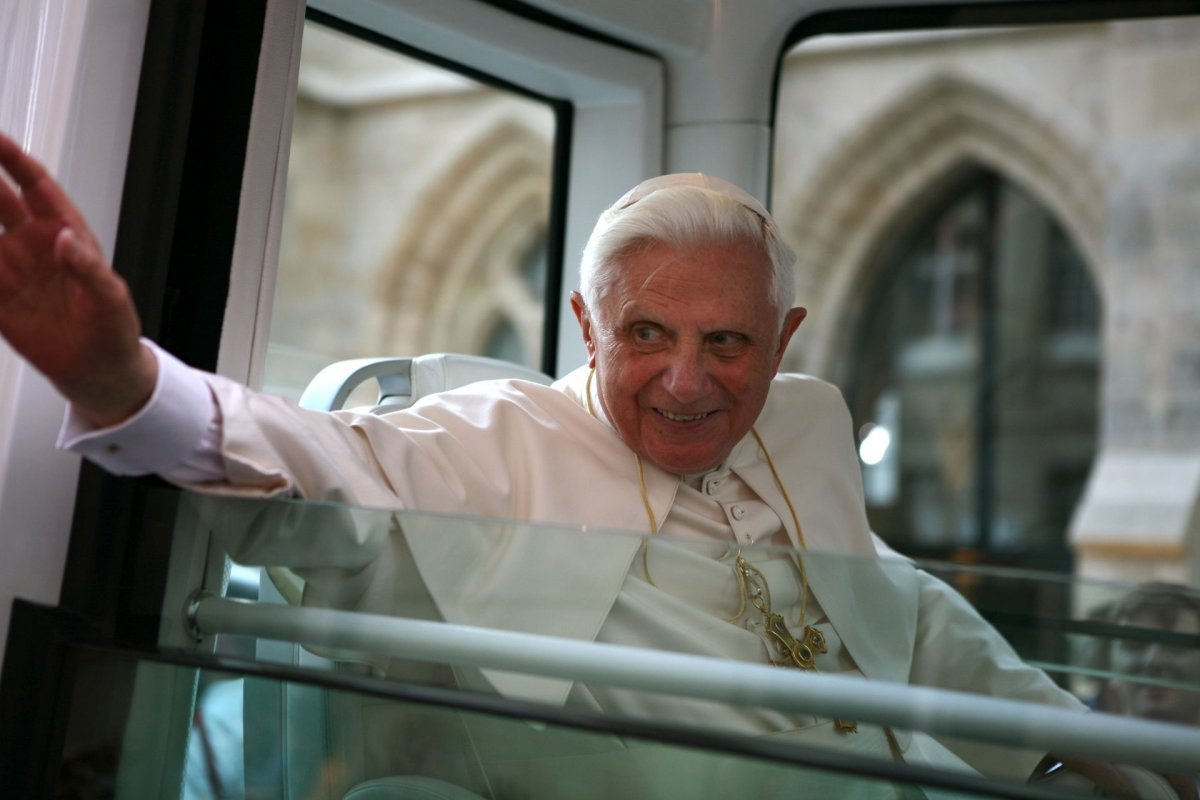 Trajet du pape Benoît XVI vers Notre-Dame de Paris. © Clarisse Rebotier / Ciric – Reproduction interdite.