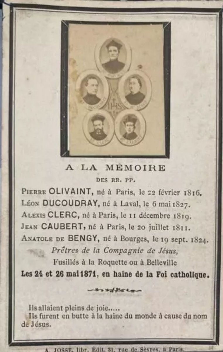 Hommage aux jésuites martyrs de la Commune de Paris en l'église (…). © Michel Pourny / Diocèse de Paris.