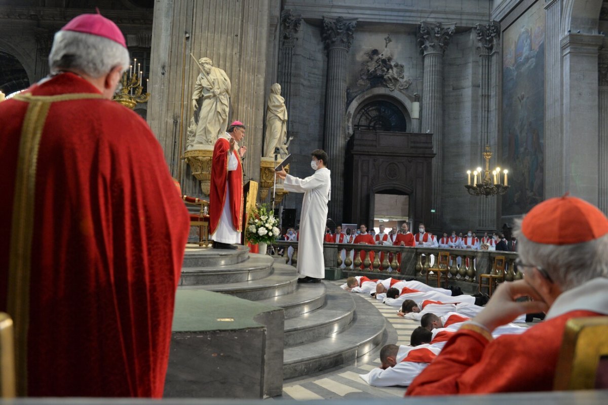 Ordinations sacerdotales 2020. © Marie-Christine Bertin / Diocèse de Paris.