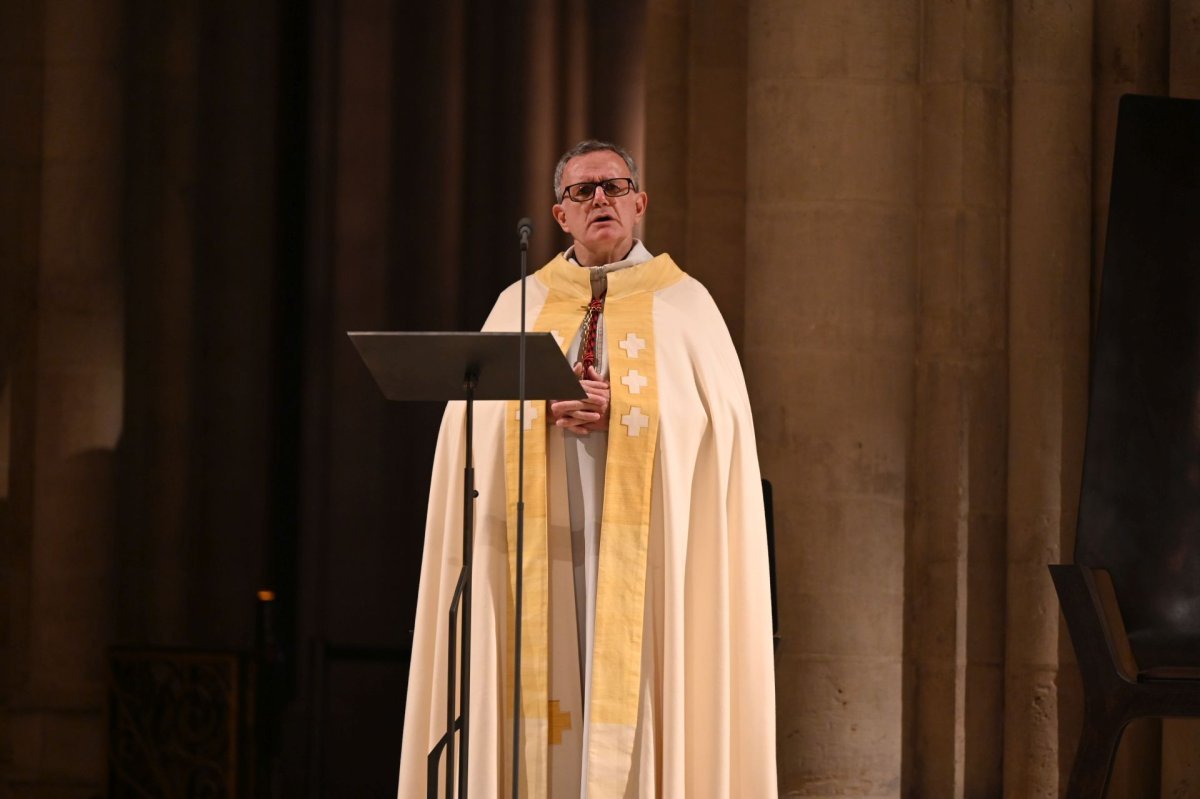 Veillée de l'espérance à Notre-Dame de Paris. © Marie-Christine Bertin / Diocèse de Paris.