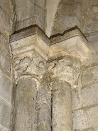 Chapiteau de la chapelle Saint-Aignan. © C. D. A. S.