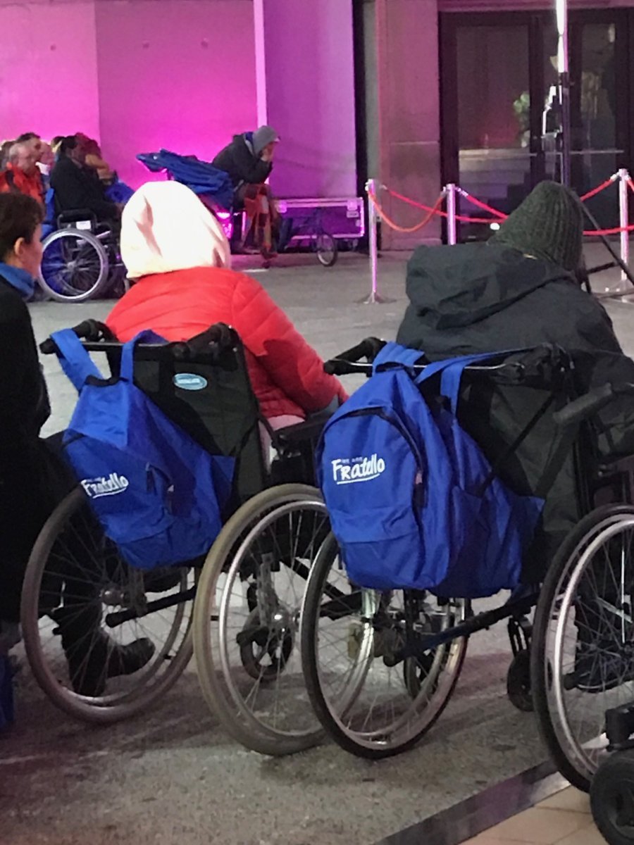 Journée mondiale des Pauvres à Lourdes avec Fratello (nov 2019). 