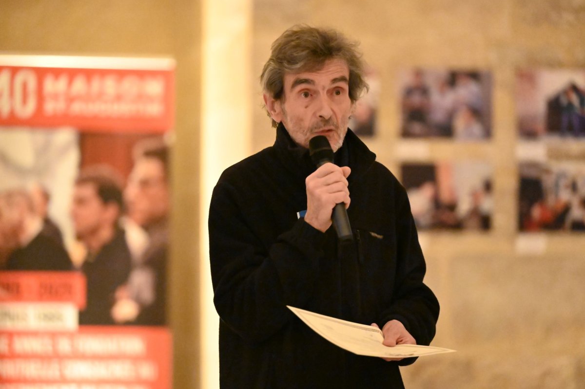 Messe pour l'anniversaire de la Faculté Notre-Dame, du Séminaire de (…). Dîner au Collège des Bernardins. © Marie-Christine Bertin / Diocèse de Paris.