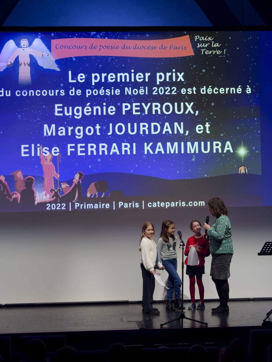 Concours de poésie 2022 : “Paix sur la Terre”. © Yannick Boschat / Diocèse de Paris.