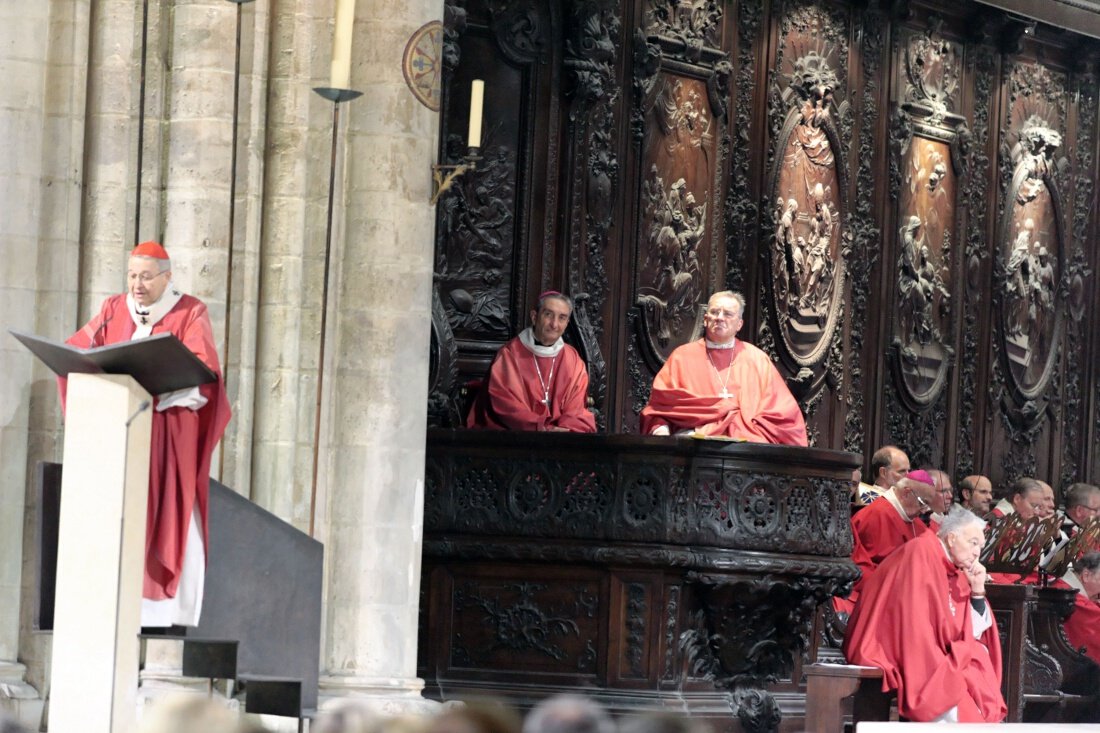Homélie du cardinal André Vingt-Trois. © Yannick Boschat / Diocèse de Paris.