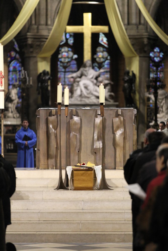 Obsèques de Mgr Michel Pollien. © Yannick Boschat / Diocèse de Paris.