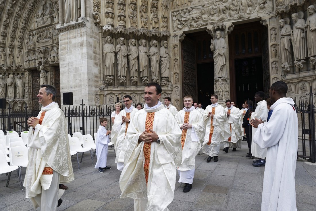 Procession de sortie. © Trung Hieu Do / Diocèse de Paris.