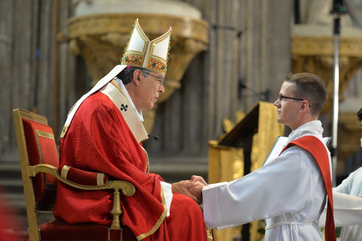 Ordinations sacerdotales 2020. © Marie-Christine Bertin / Diocèse de Paris.