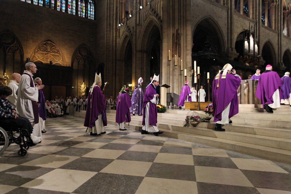 Obsèques de Mgr Michel Pollien. © Yannick Boschat / Diocèse de Paris.