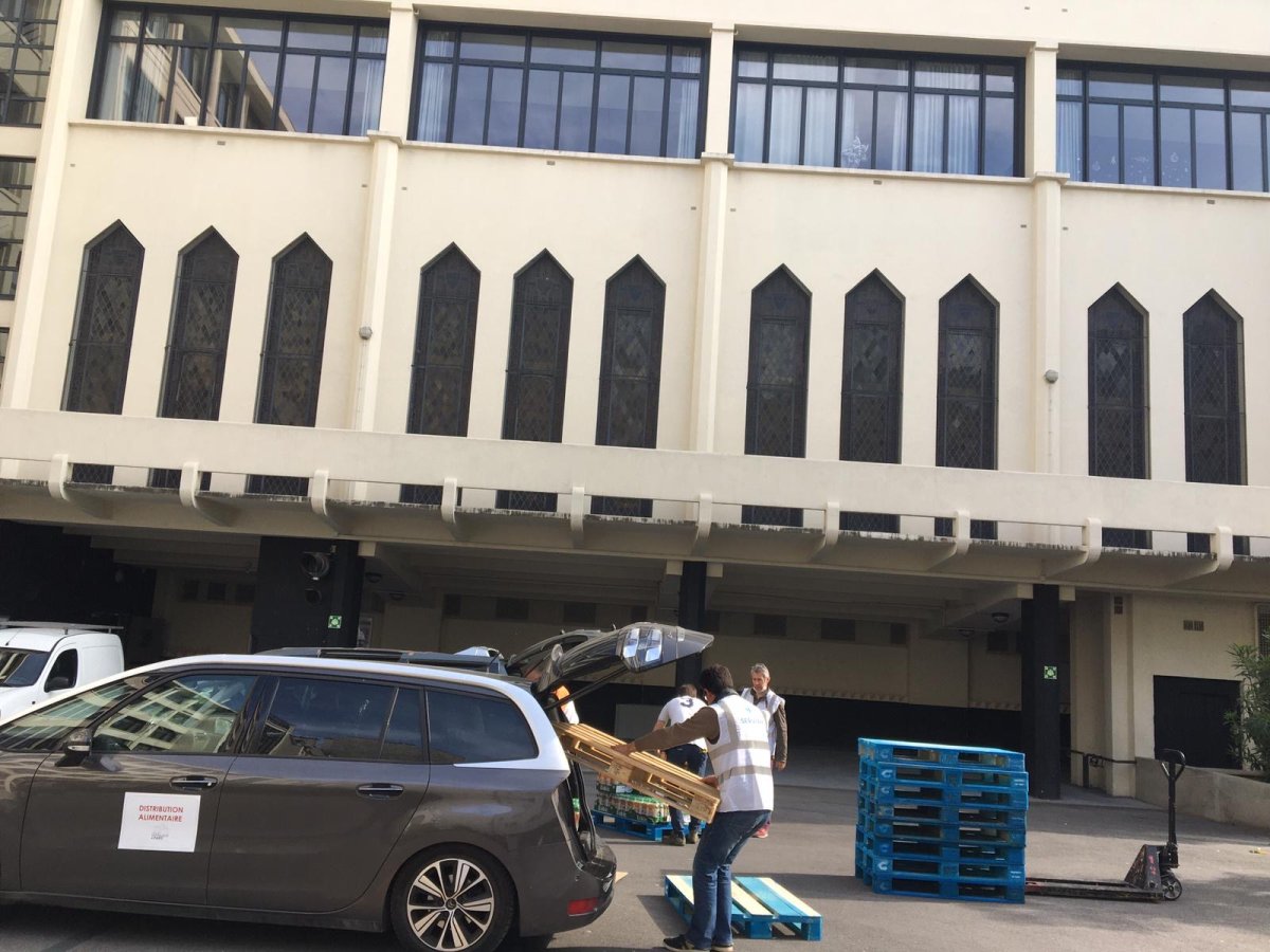 Franklin, nouveau centre d'appro du Diocèse de Paris. 8 mai 2020 