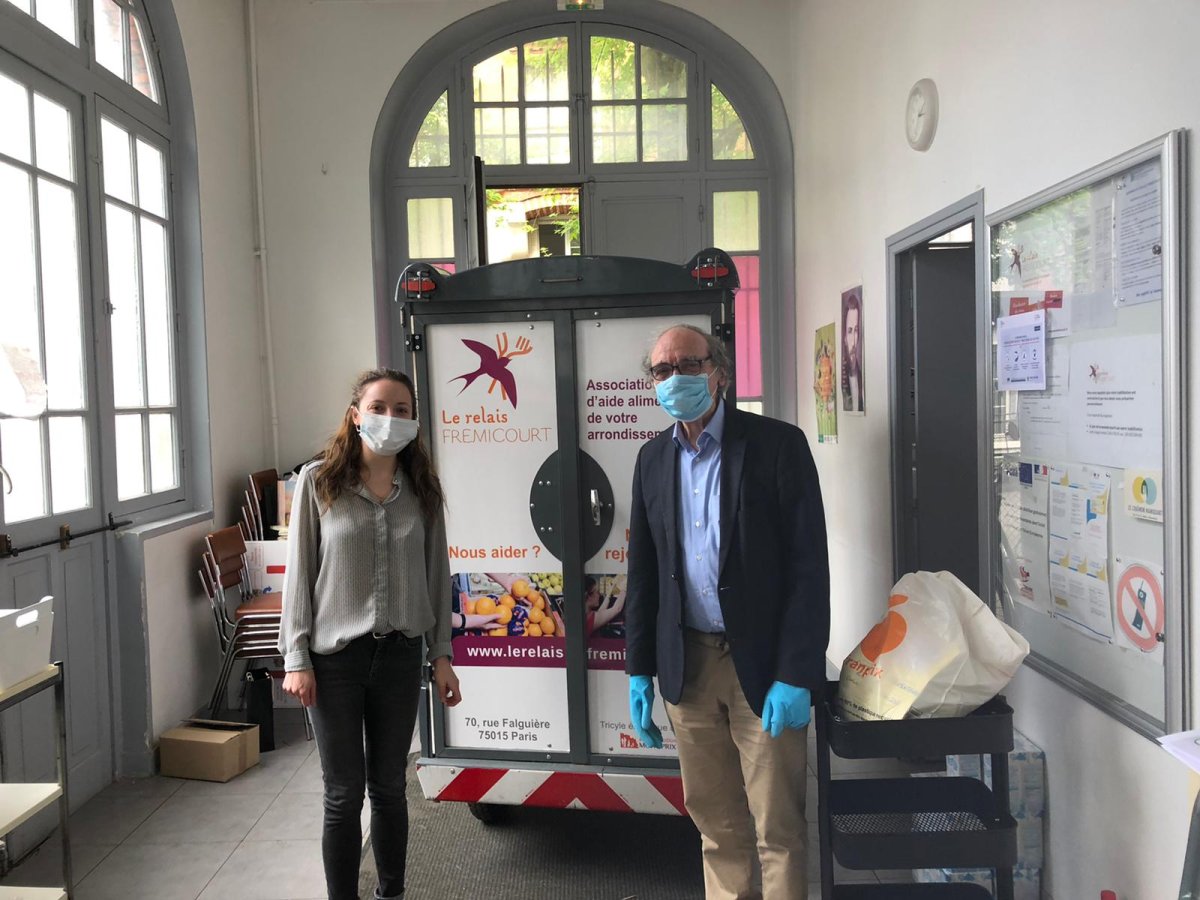 Epicerie solidaire (Conférences St Vincent de Paul). 24 avril 2020 