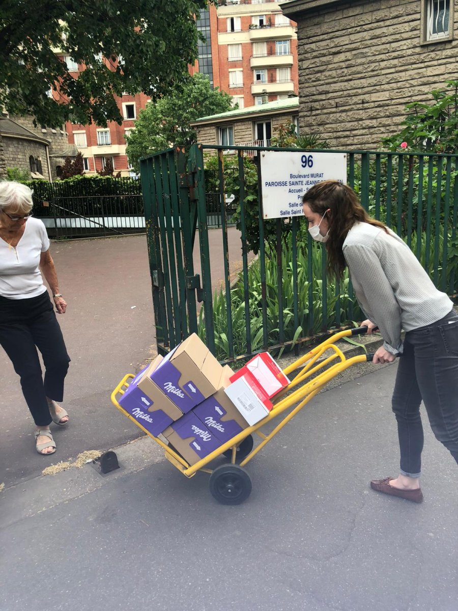 Epicerie solidaire (Conférences St Vincent de Paul). 24 avril 2020 