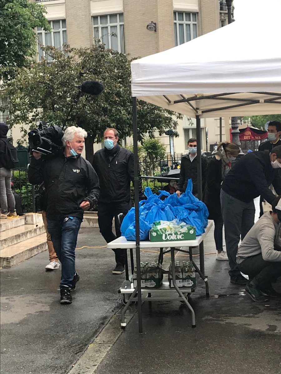 ND des Champs Tournage VRT.be. 3 mai 2020 