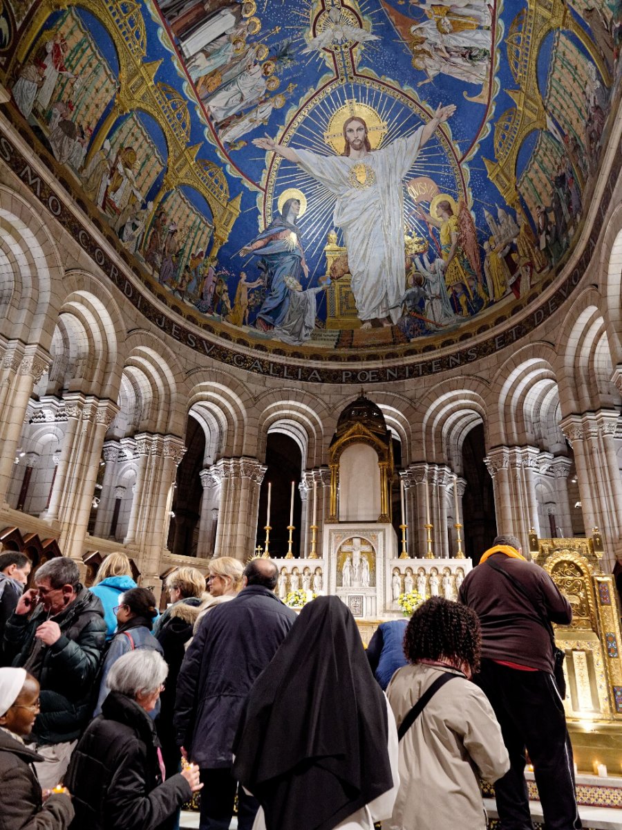 Lancement de la 2e Journée Mondiale des Pauvres au Sacré-Cœur de Montmartre. (c) Yannick Boschat / Diocèse de Paris.